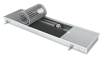Конвектор EVA с вентилятором: глубина 65 мм, ширина 258 мм, длина 3000 мм